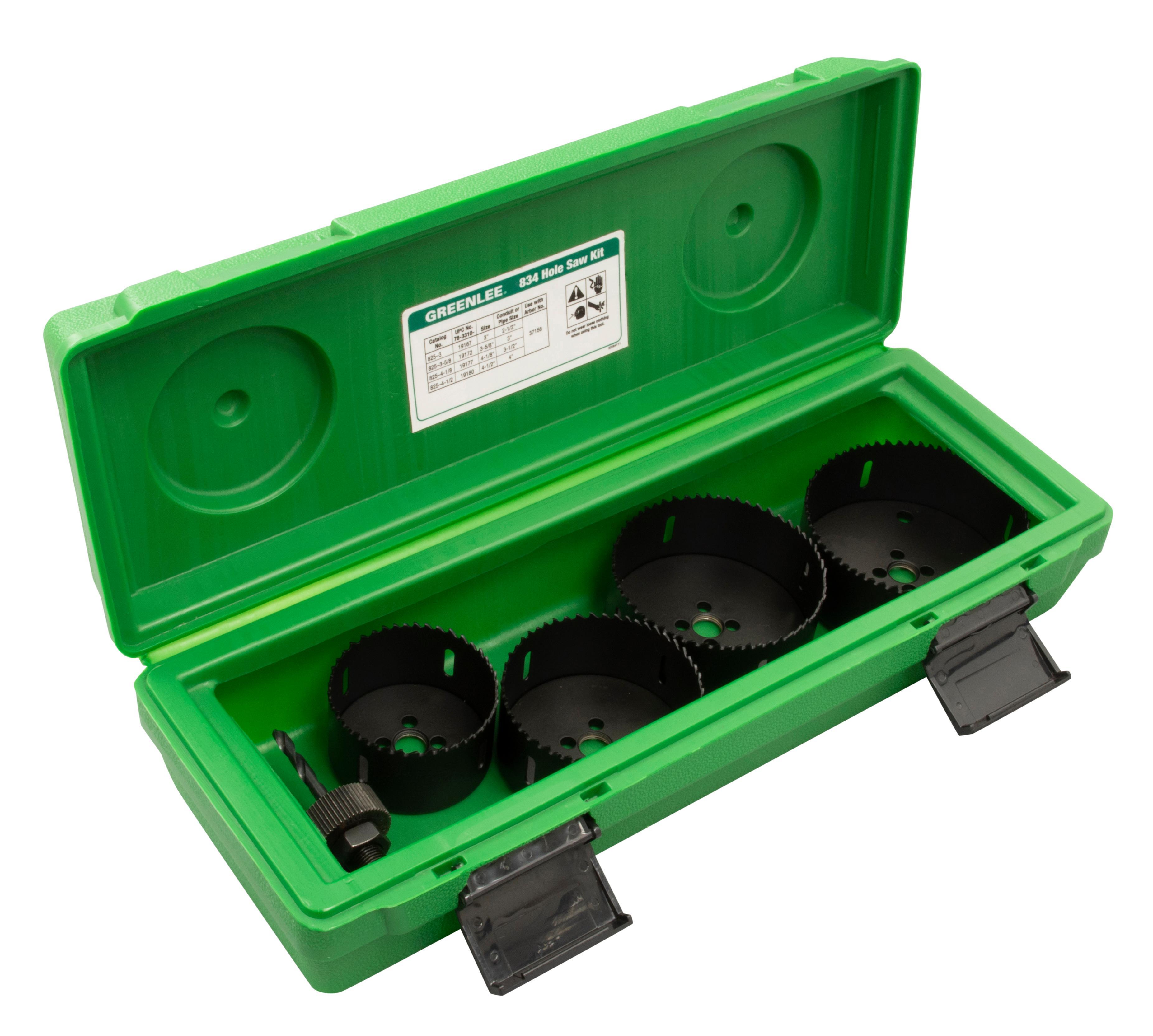 Greenlee® 834 Hole Saw Kits