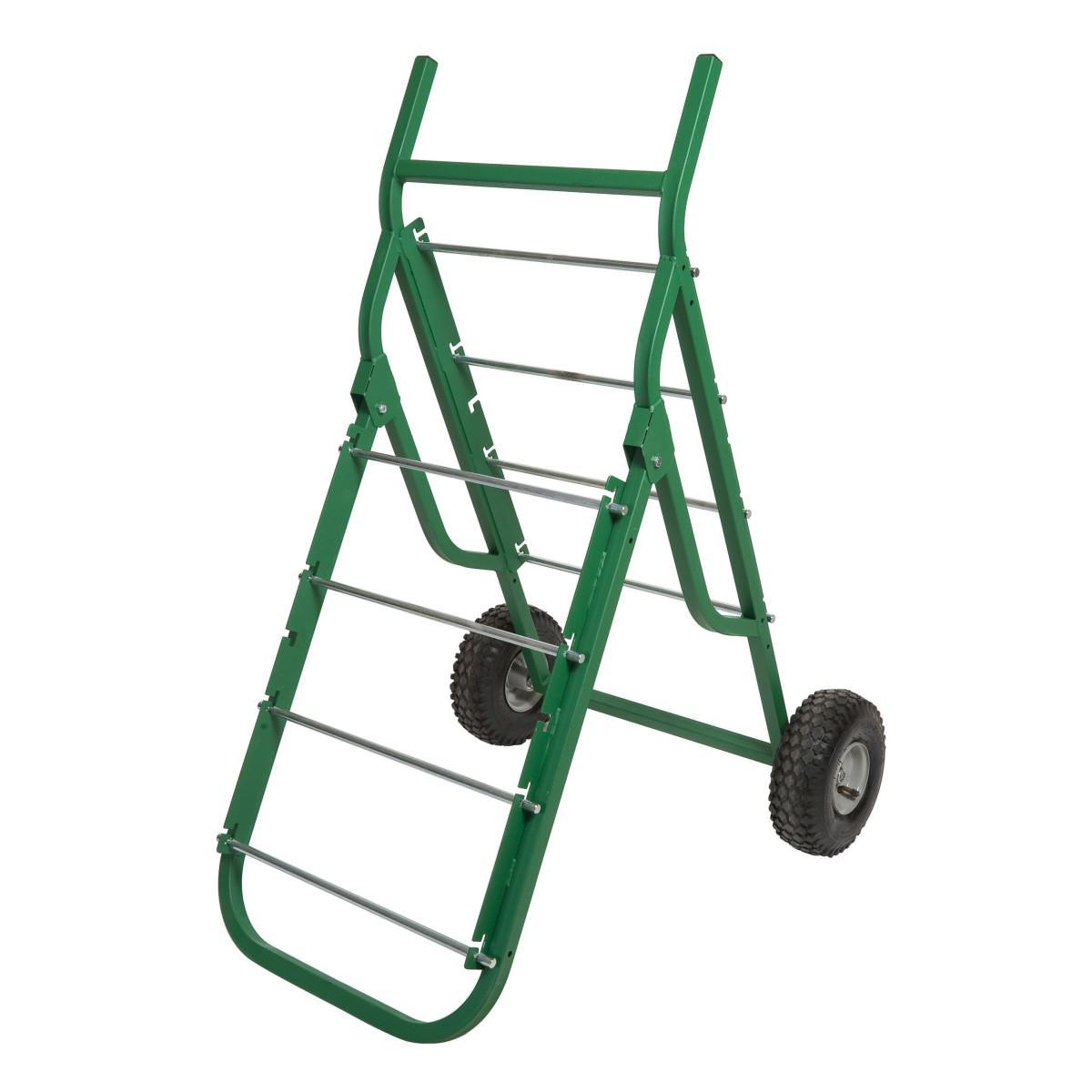 Greenlee® 9510 Deluxe A Frame Foldable Movable Mobile Caddy, 28-1/4 in W x 48 in H, Green