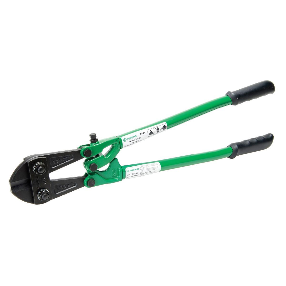 Greenlee® BC30 Standard Bolt Cutter, 1/2 in at RB85 Hardness Cutting, 30 in OAL, Center Cut, Forged Steel Jaw