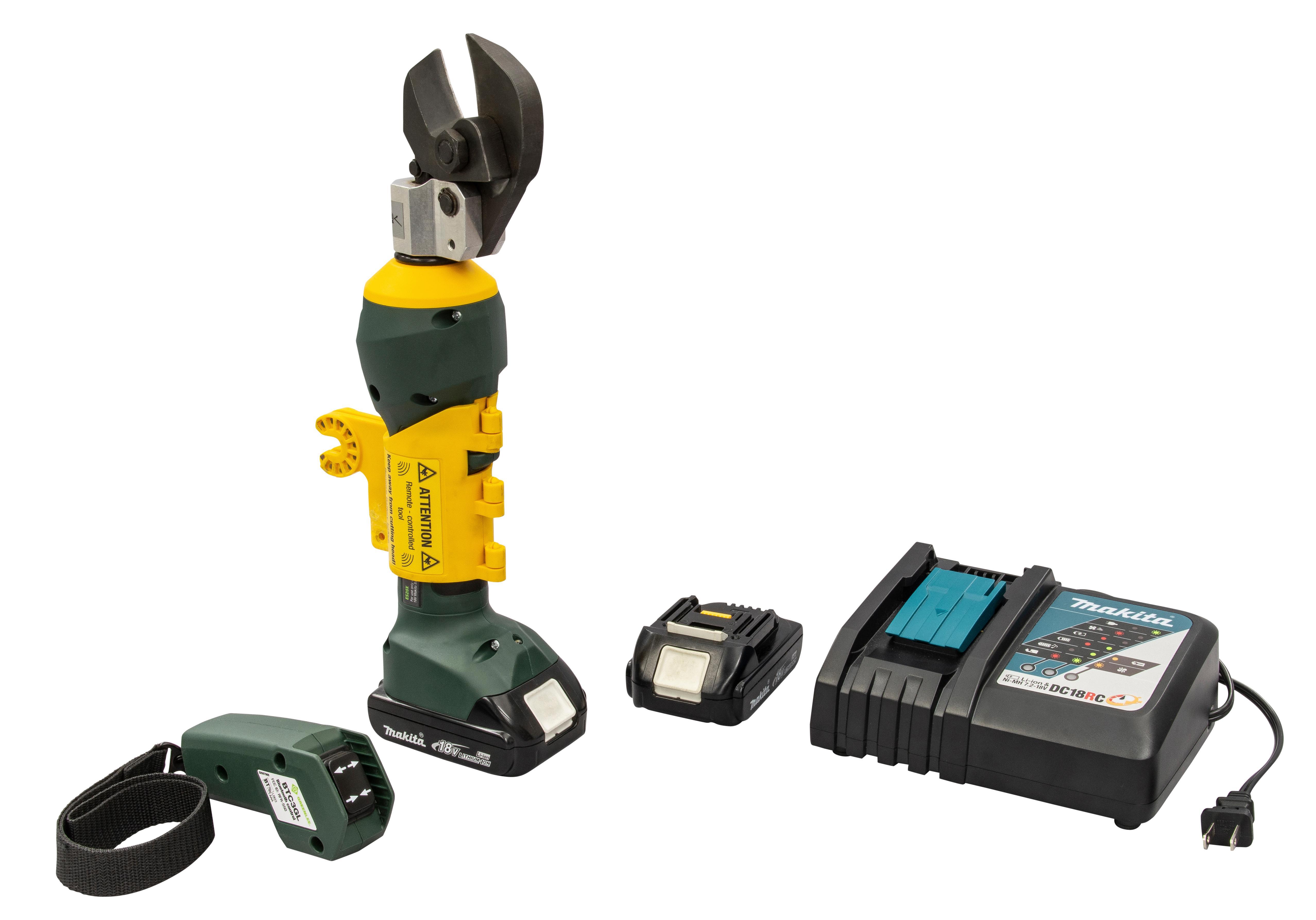Greenlee® ES20LXR11 ES20LXR Remote Cable Cutter, 0.78 in Cutting, 120 V, Li-Ion Battery