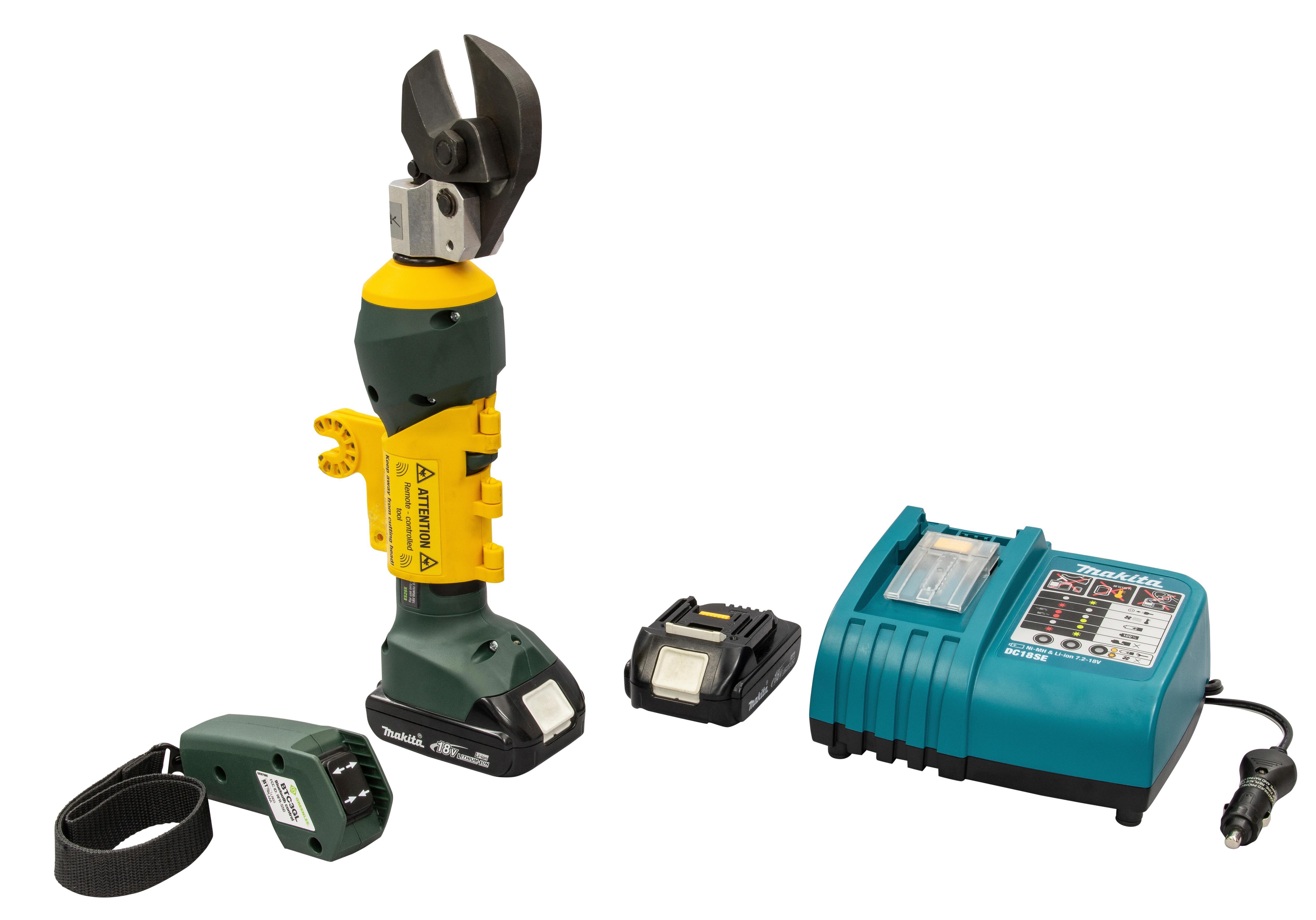 Greenlee® ES20LXR12 ES20LXR Remote Cable Cutter, 0.78 in Cutting, 12 V, Li-Ion Battery