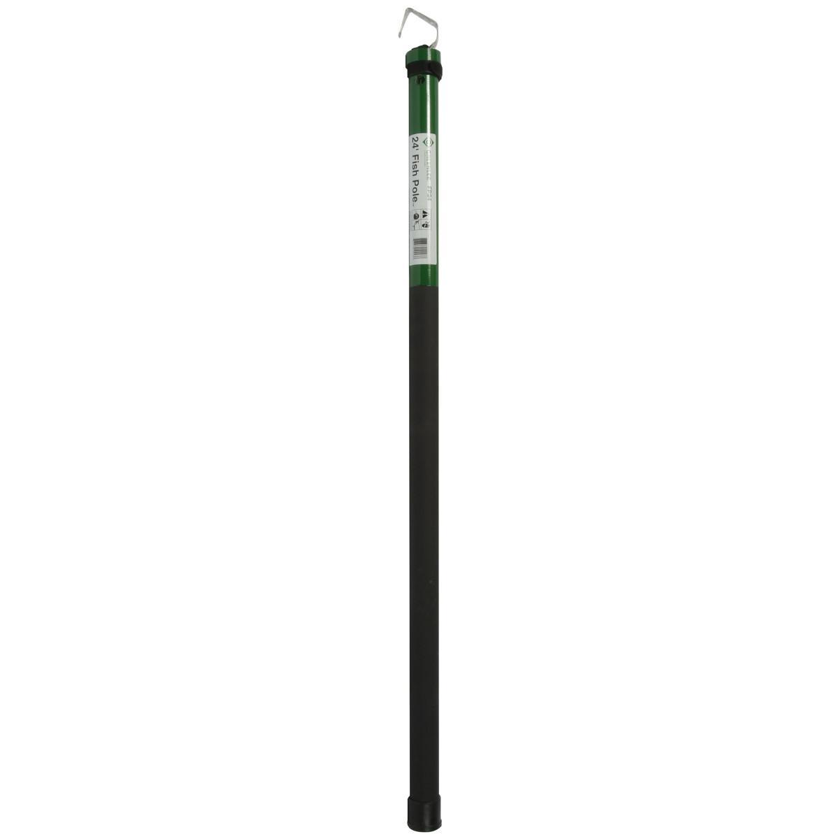 Greenlee® FP24 Non-Conductive Fish Pole, 2-1/4 in Dia x 50 in L, Fiberglass, Green