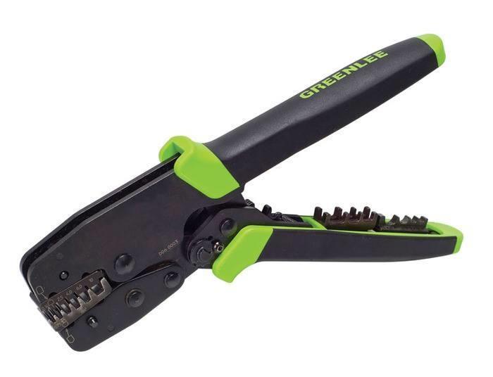 Greenlee® K210 Premium Terminal Crimping Tool, 22 to 10 AWG Cable/Wire