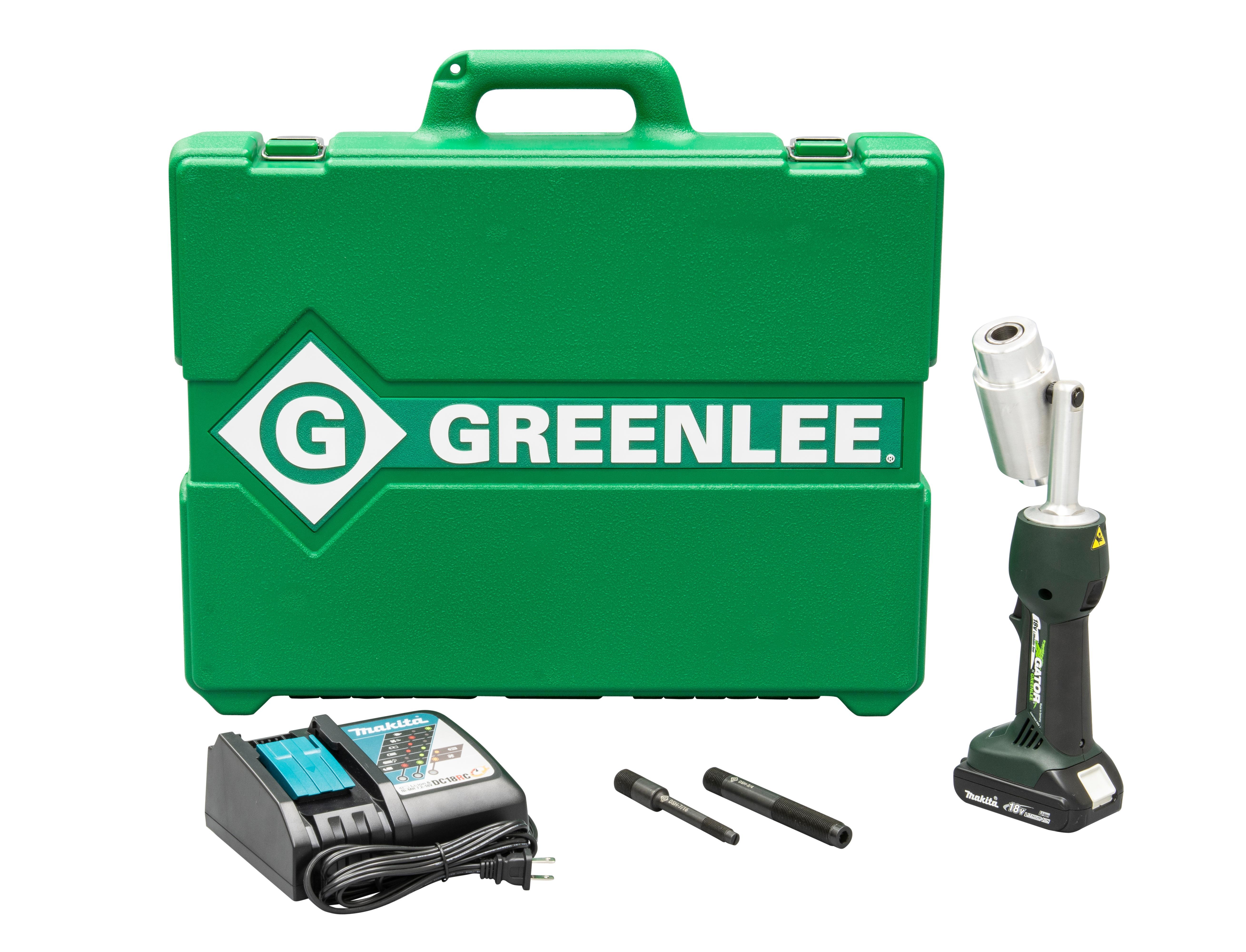 Greenlee® Gator® LS50L11A Single Trigger Punch Tool, 6 ton Maximum Punch Force, For Use With 2 Ah Lithium-Ion and Battery Powered/Hydraulic 7 ton Driver