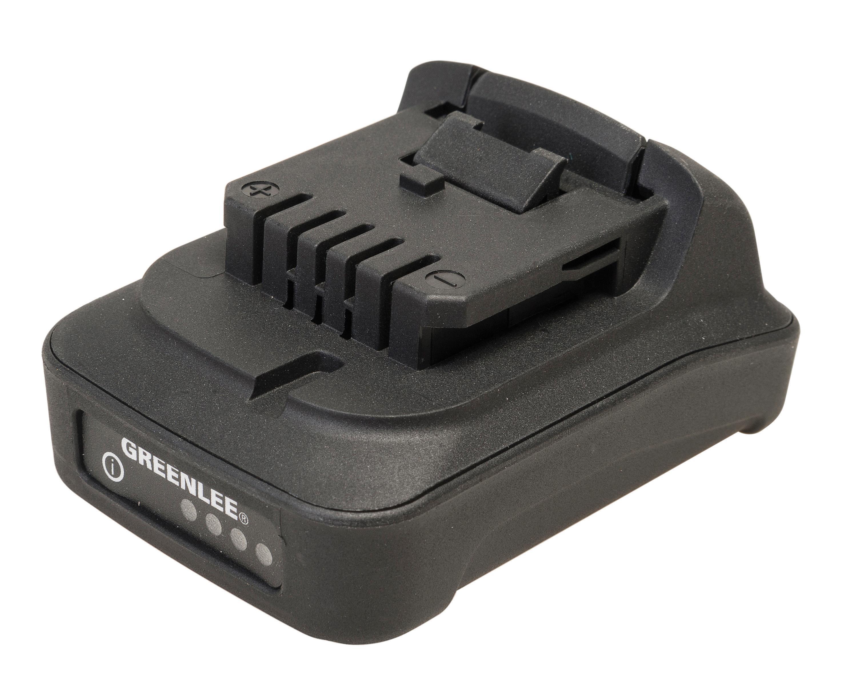 Greenlee® MBP108 Battery, For Use With EK50ML Crimping Tool, 1.5 Ah Li-Ion Battery