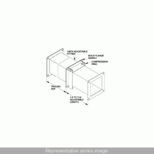 Hammond® 1487CXSS Wireway Expansion Fitting