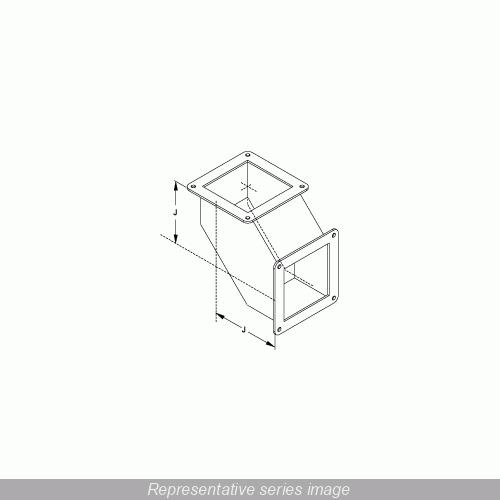 Hammond® 1487C9PSS Wireway Elbows