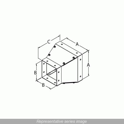 Hammond® CWRD64 Wireway Reducers