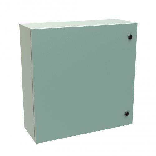 Hammond® EN4SD24248GY Eclipse™ 1-Door Enclosure, 24 in W x 8 in D x 24 in H, NEMA 3R/4/12 NEMA Rating, Mild Steel