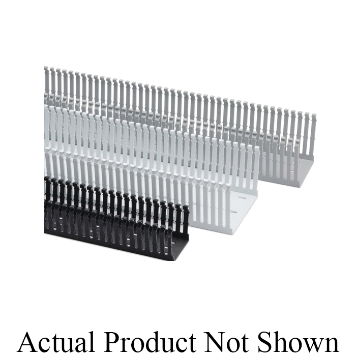 HellermannTyton SLHD1X4-PVC-BU Slotted Wall Wiring Ducts