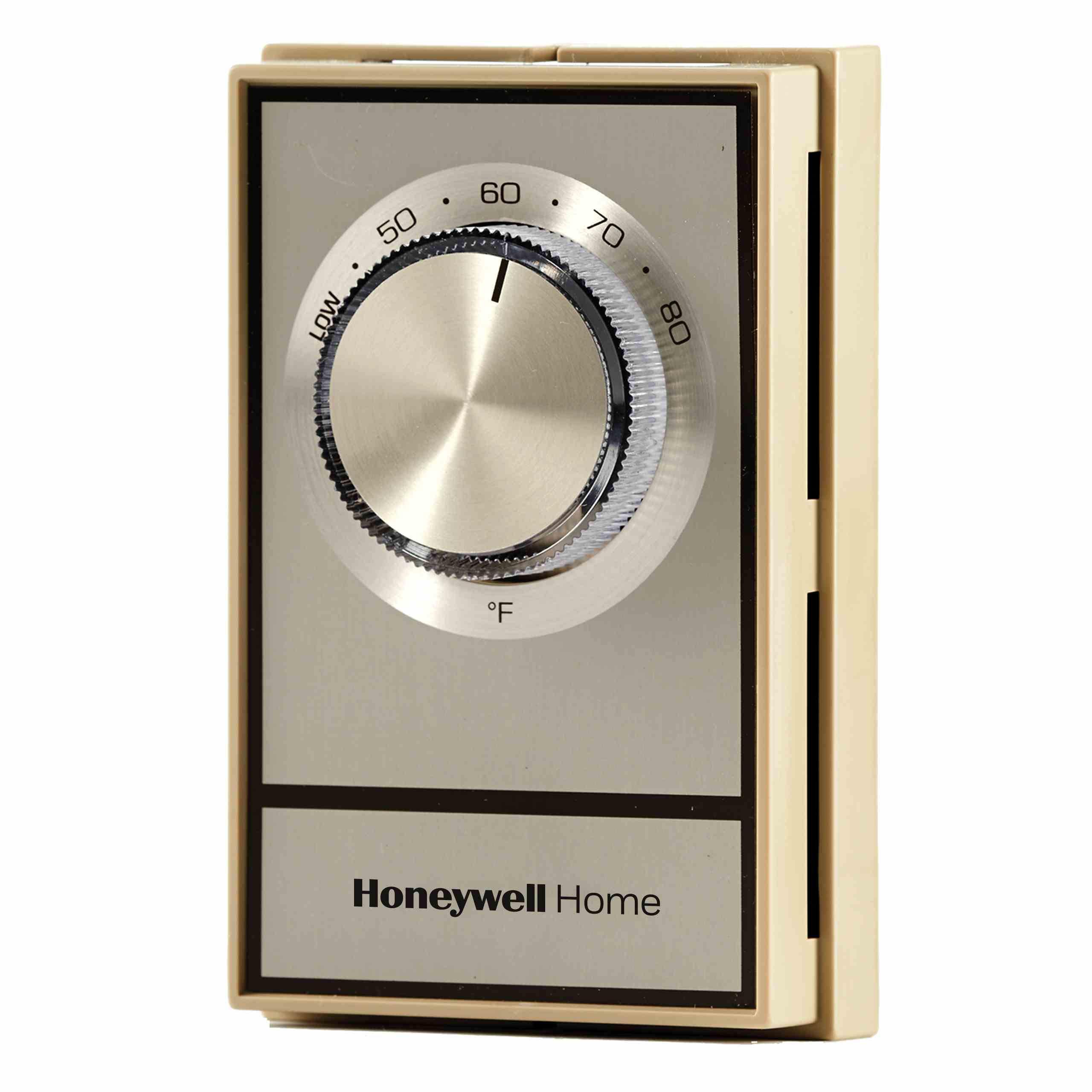 Honeywell Home T498B1512/U Electric Heating Line Voltage Thermostat, DPST Switch