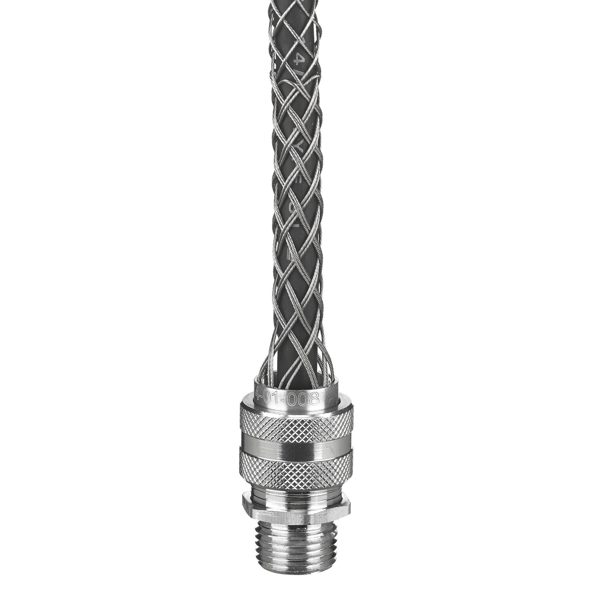 Hubbell Wiring Device-Kellems 074011254 Form 6 Standard Deluxe Cord Grip, 1-1/2 in Trade, (1) Conductors, 1.437 to 1.562 in Cable Openings, Aluminum/Stainless Steel