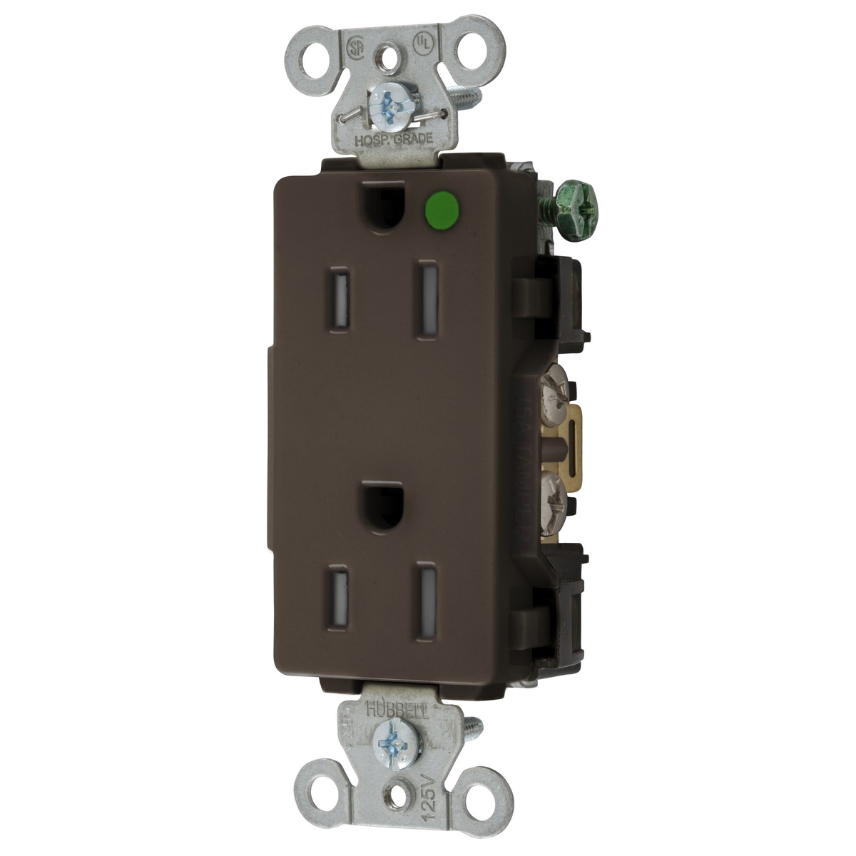 Hubbell Wiring Device-Kellems 2172TRA Straight Blade Receptacles