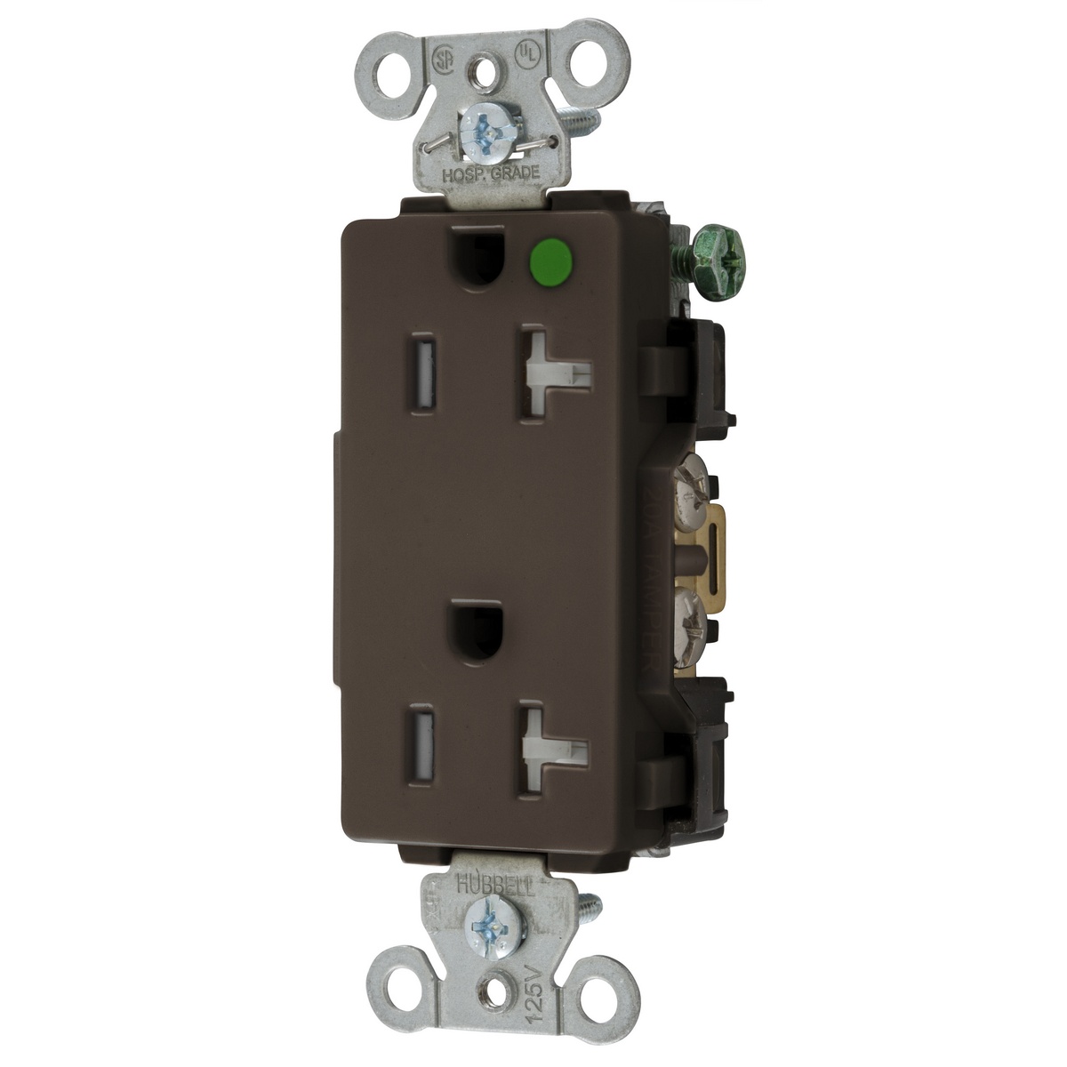 Hubbell Wiring Device-Kellems 2182TRA Straight Blade Receptacles
