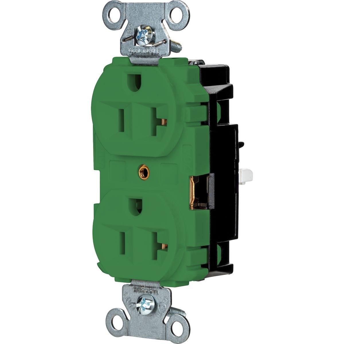 Hubbell Wiring Device-Kellems 5362STGN Straight Blade Receptacles