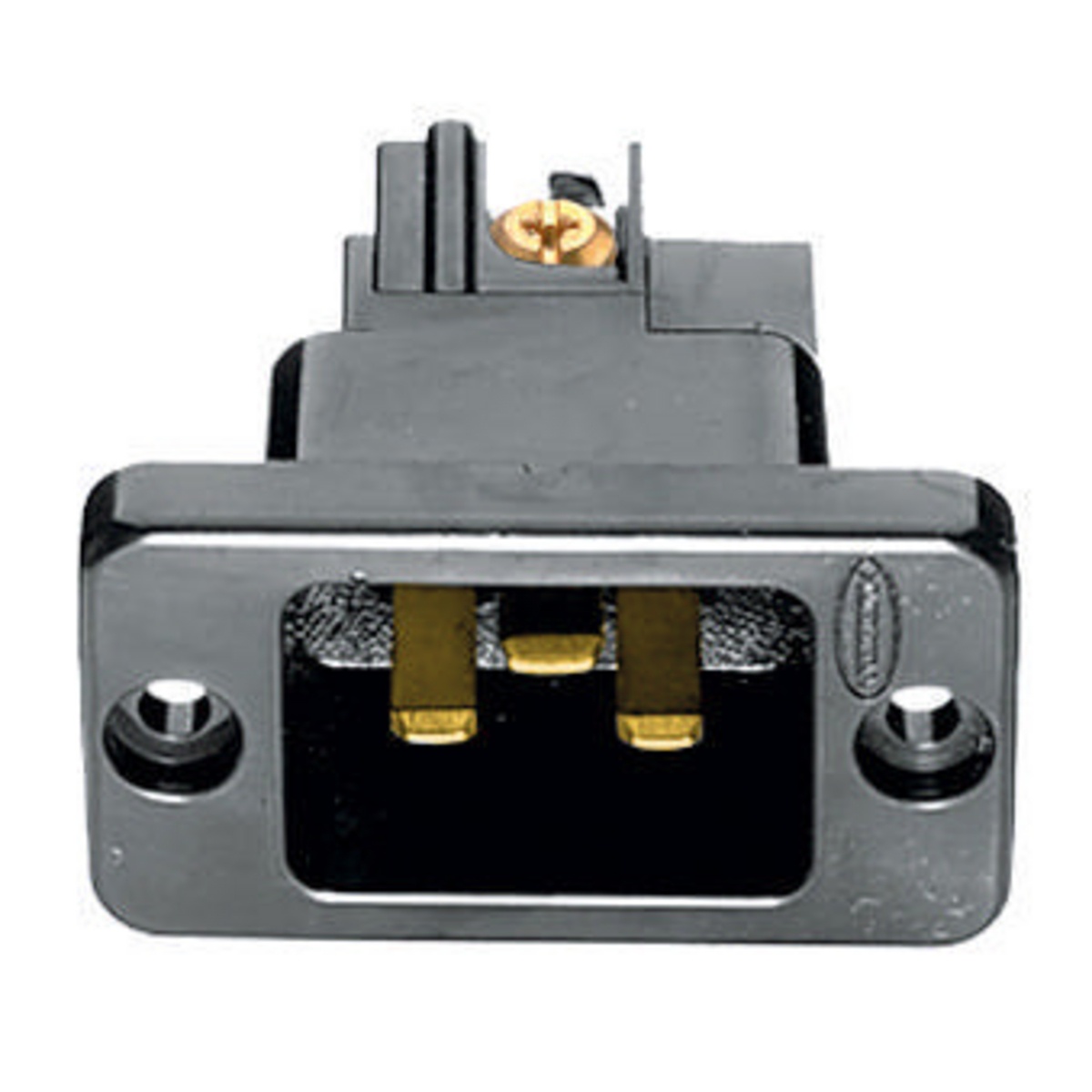 Hubbell Wiring Device-Kellems H320B Straight Blade Flanged Inlets & Outlets