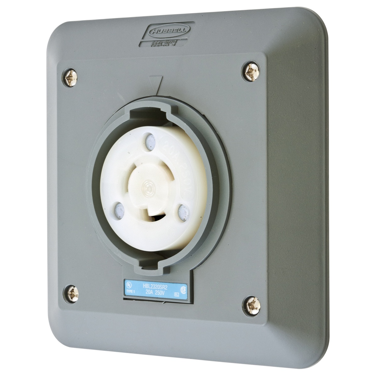 Hubbell Wiring Device-Kellems HBL2320SR2 Locking Receptacles