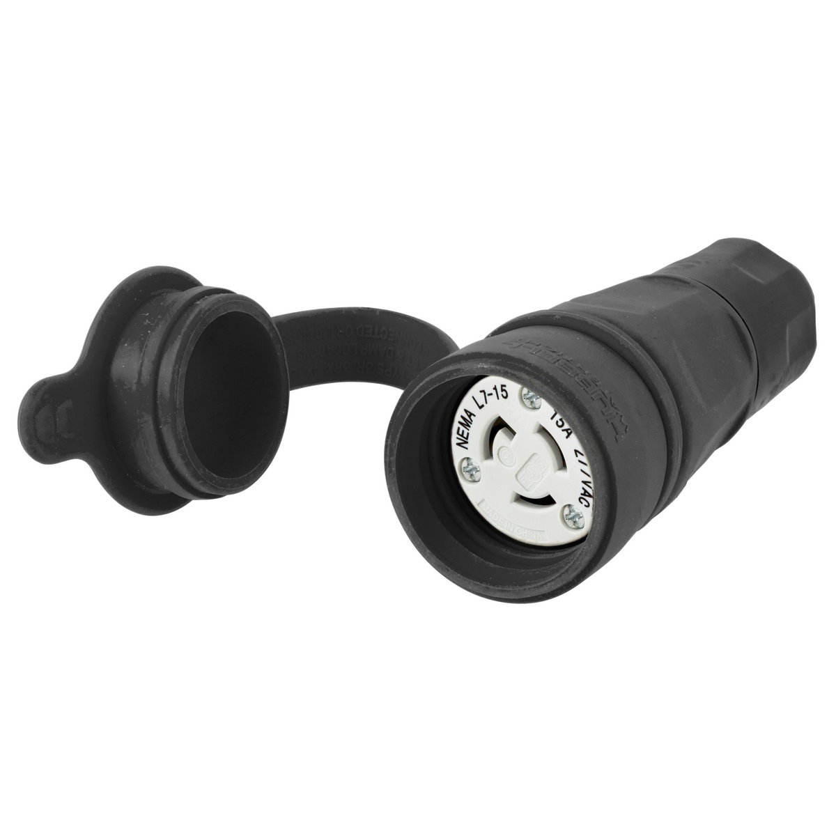 Hubbell Wiring Device-Kellems HBL25W34BK Locking Connectors