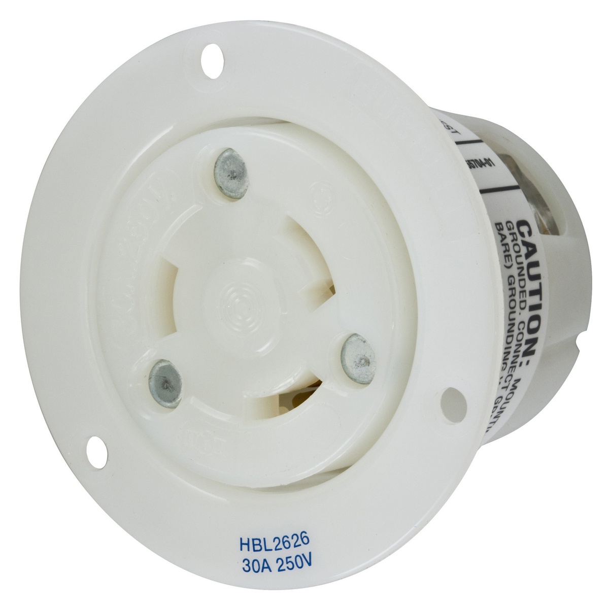Hubbell Wiring Device-Kellems HBL2626 Locking Flanged Inlets & Outlets