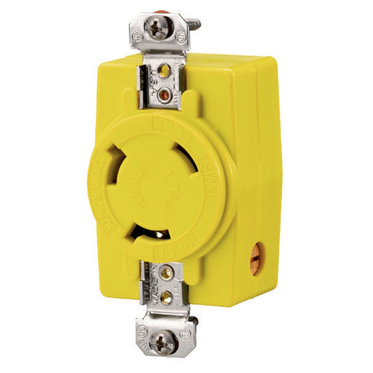 Hubbell Wiring Device-Kellems HBL328DCR Locking Receptacles