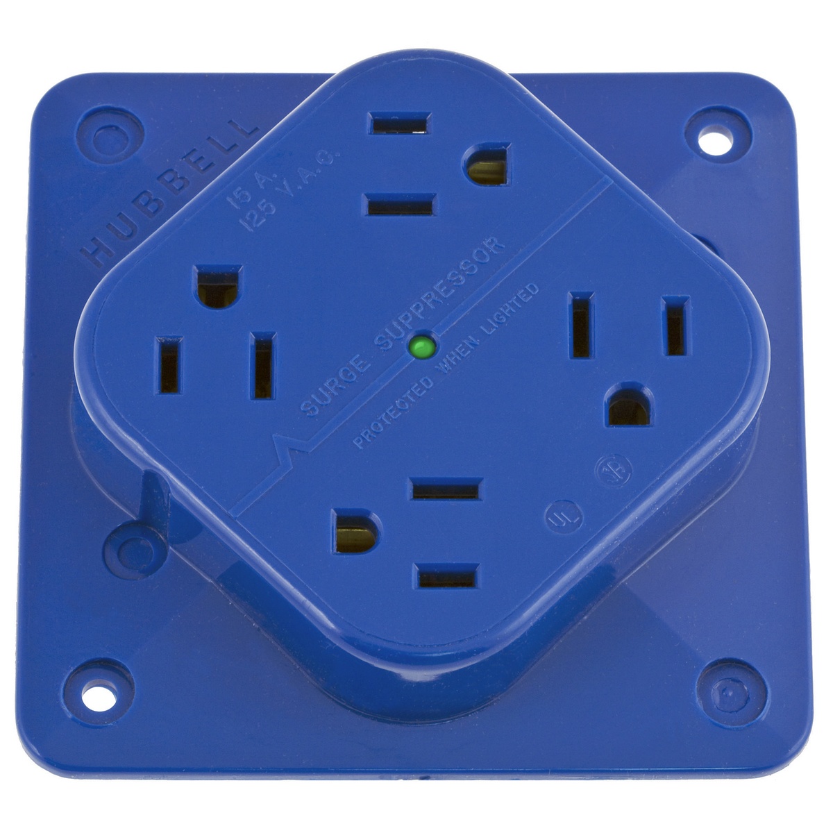 Hubbell Wiring Device-Kellems HBL415S Straight Blade Surge Suppressions