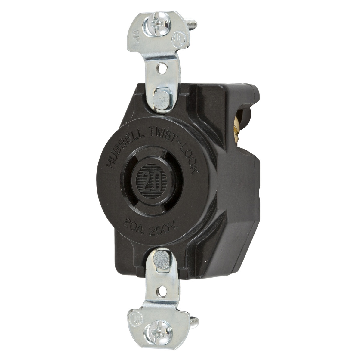 Hubbell Wiring Device-Kellems HBL7210B Locking Receptacles