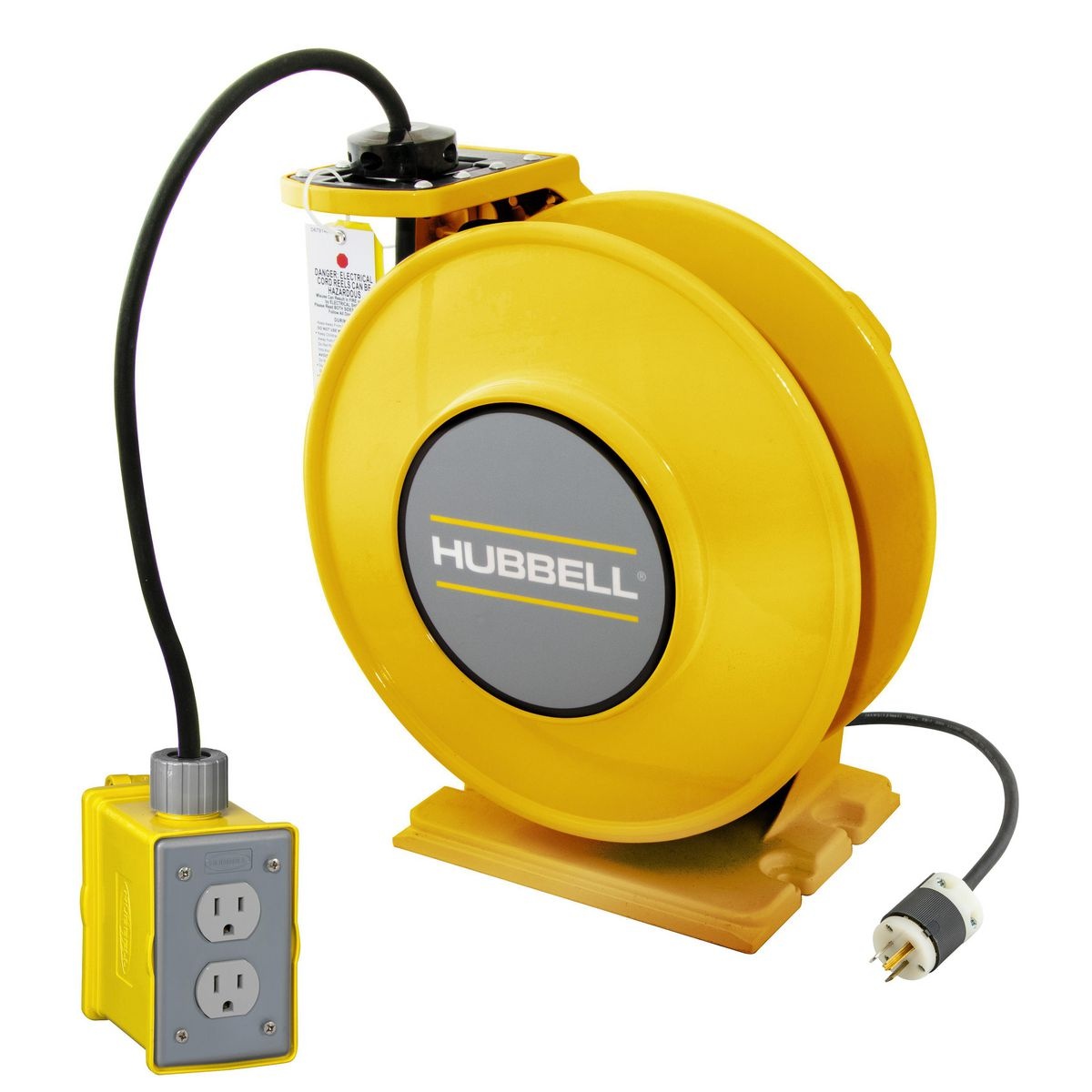 Hubbell Wiring Device-Kellems HBLI45143GF15Y Extension Cord Reels - Retracting