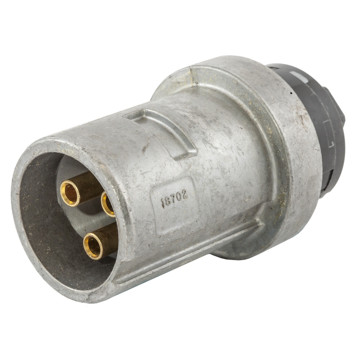 Hubbell Wiring Device-Kellems Insulgrip® IN4100MS2 Industrial Grade Male Replacement Standard Watertight Cord Mount Pin and Sleeve Device Interior, 600 V AC/250 V DC, 100 A, 3 Poles, 4 Wires, Screw Terminal Connector