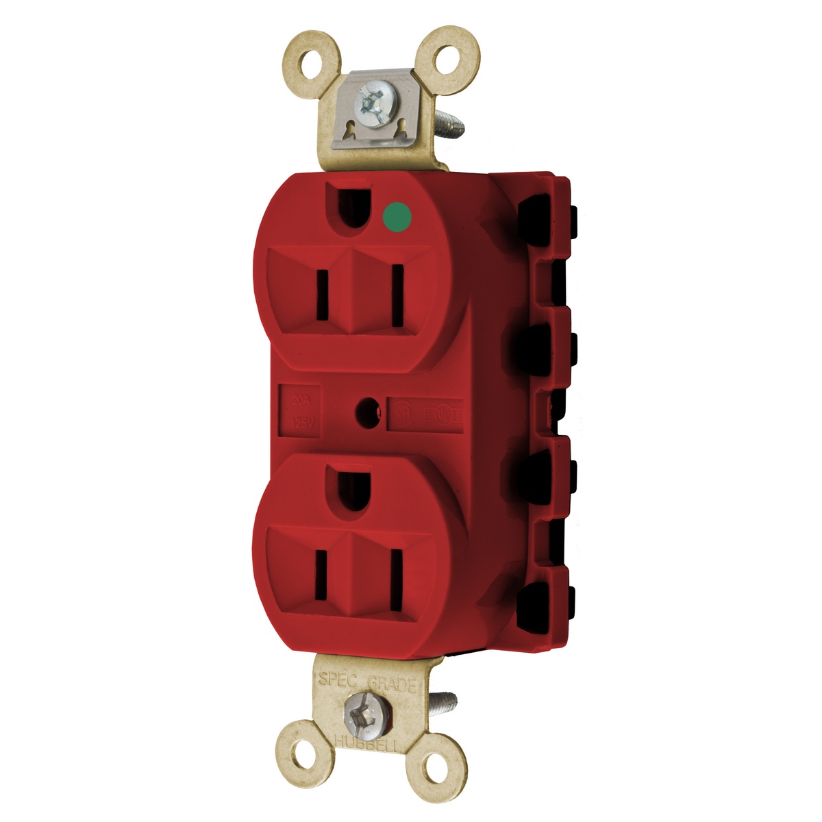 Hubbell Wiring Device-Kellems SNAP8200RA Straight Blade Receptacles