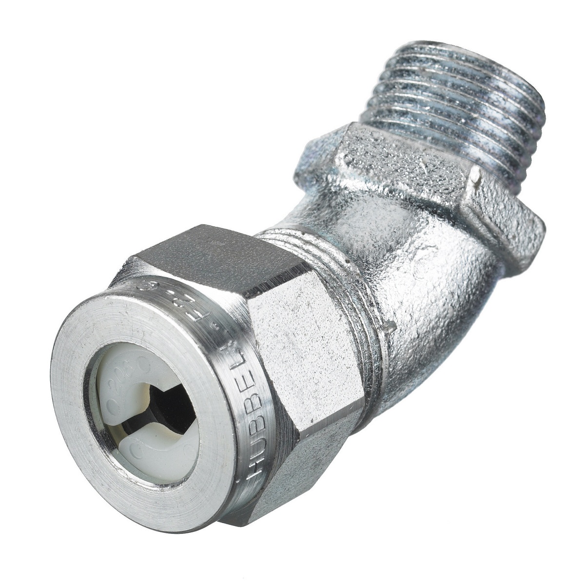 Hubbell Wiring Device-Kellems VHC1022ZP Flexible Cord Connectors - 45 Degree