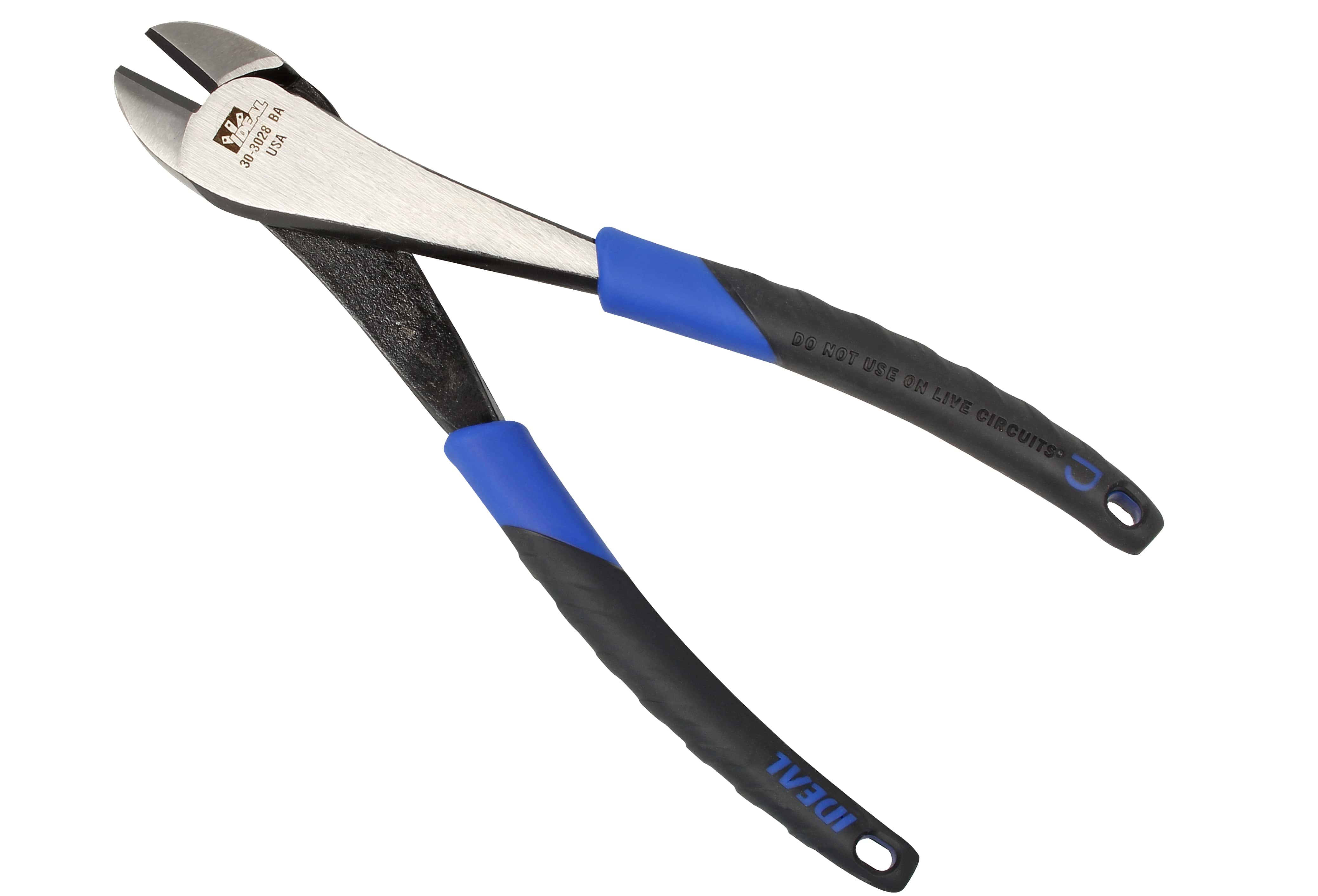 IDEAL® 30-3028 Diagonal-Cutting Plier, Steel Jaw, 8 in OAL