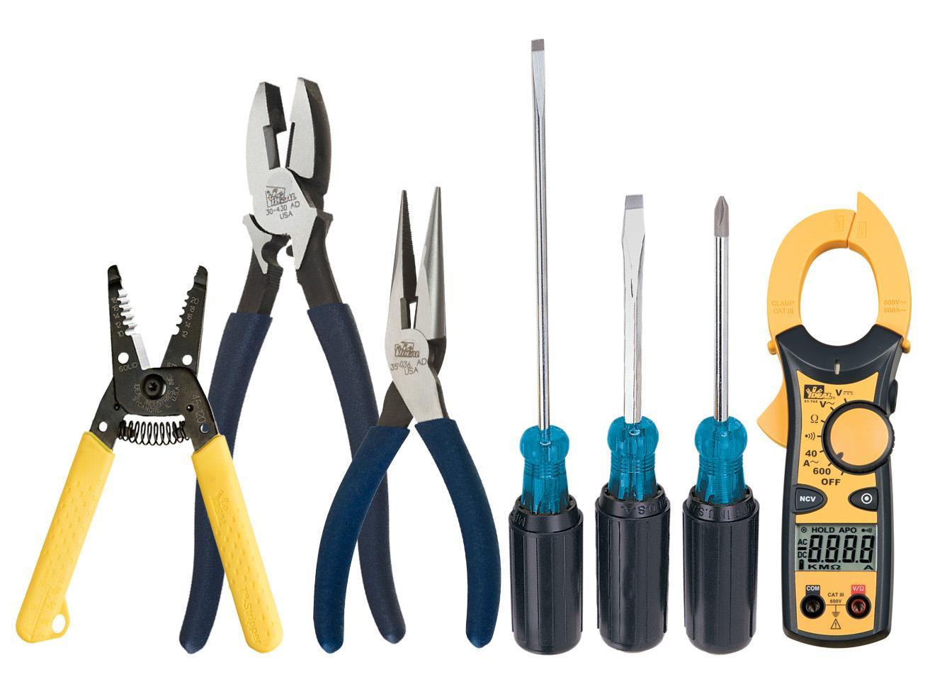 IDEAL® ELECTRICIANS Champion™ 30-728 Professional Tool Kit, 7 Pieces