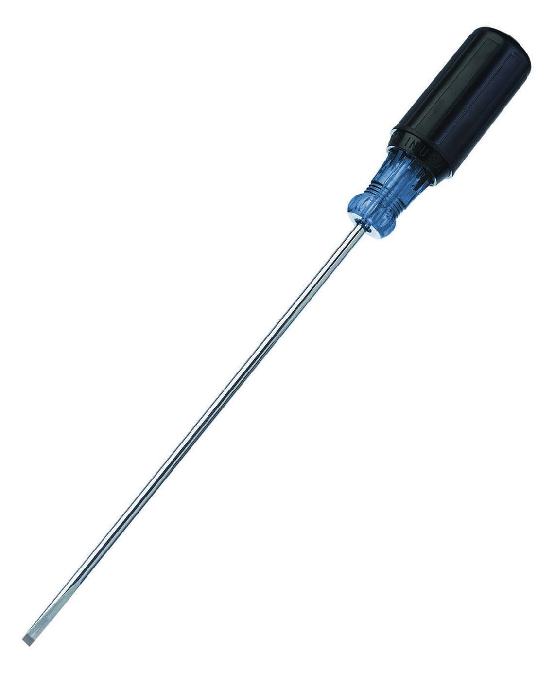 IDEAL® 35-188 Electrician's Screwdriver, 3/16 in Cabinet Point, CRV Steel Shank, 11-3/4 in OAL, Polished Chrome/Nickel Plated