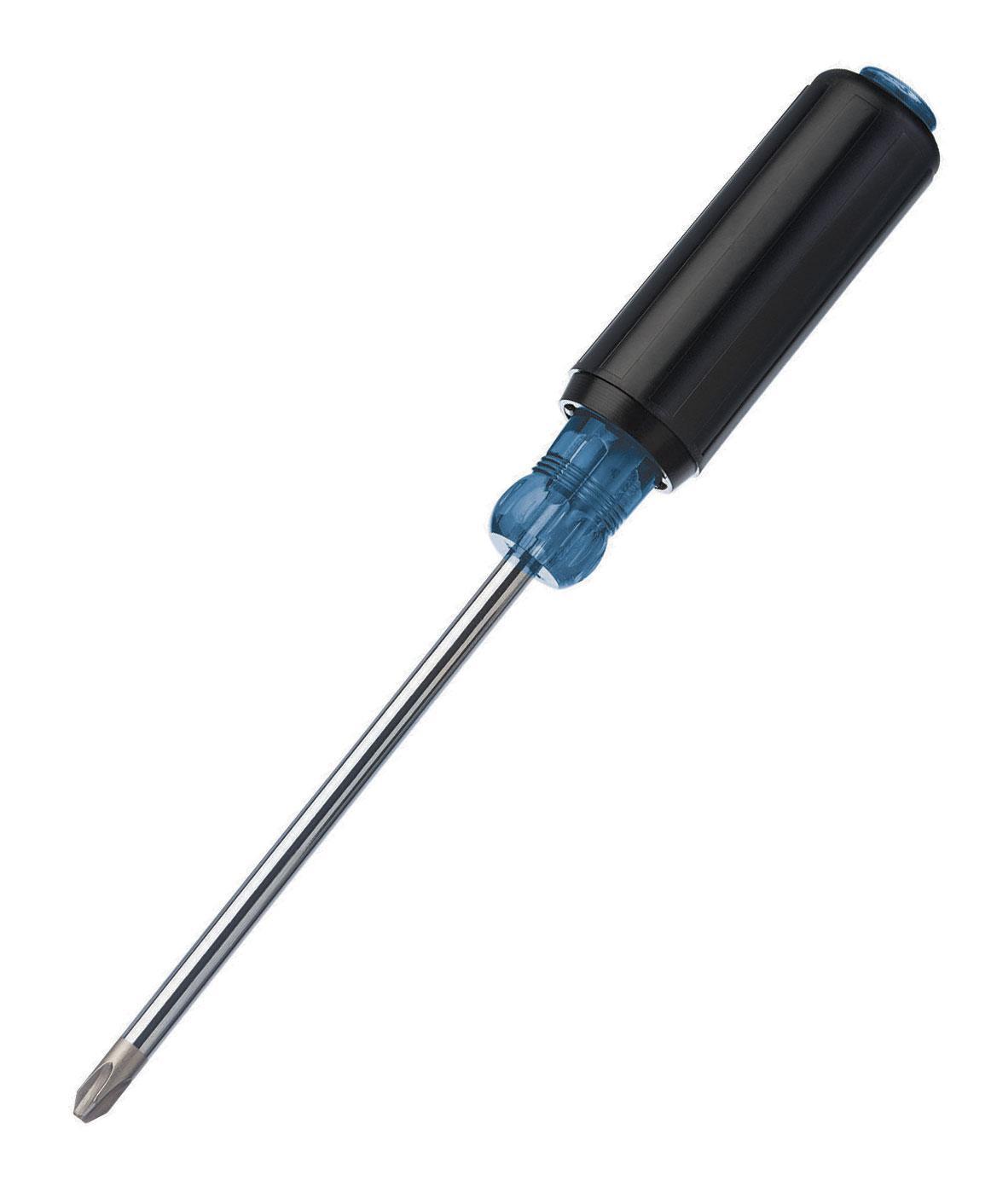 IDEAL® 35-196 Screwdriver, #3 Phillips® Point, CRV Steel Shank, 11 in OAL, Polished Chrome/Nickel Plated