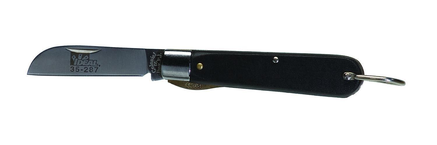 IDEAL® 35-287 Lineman's Jack Pocket Knife, High Carbon Stainless Steel, 2-1/4 in L Blade
