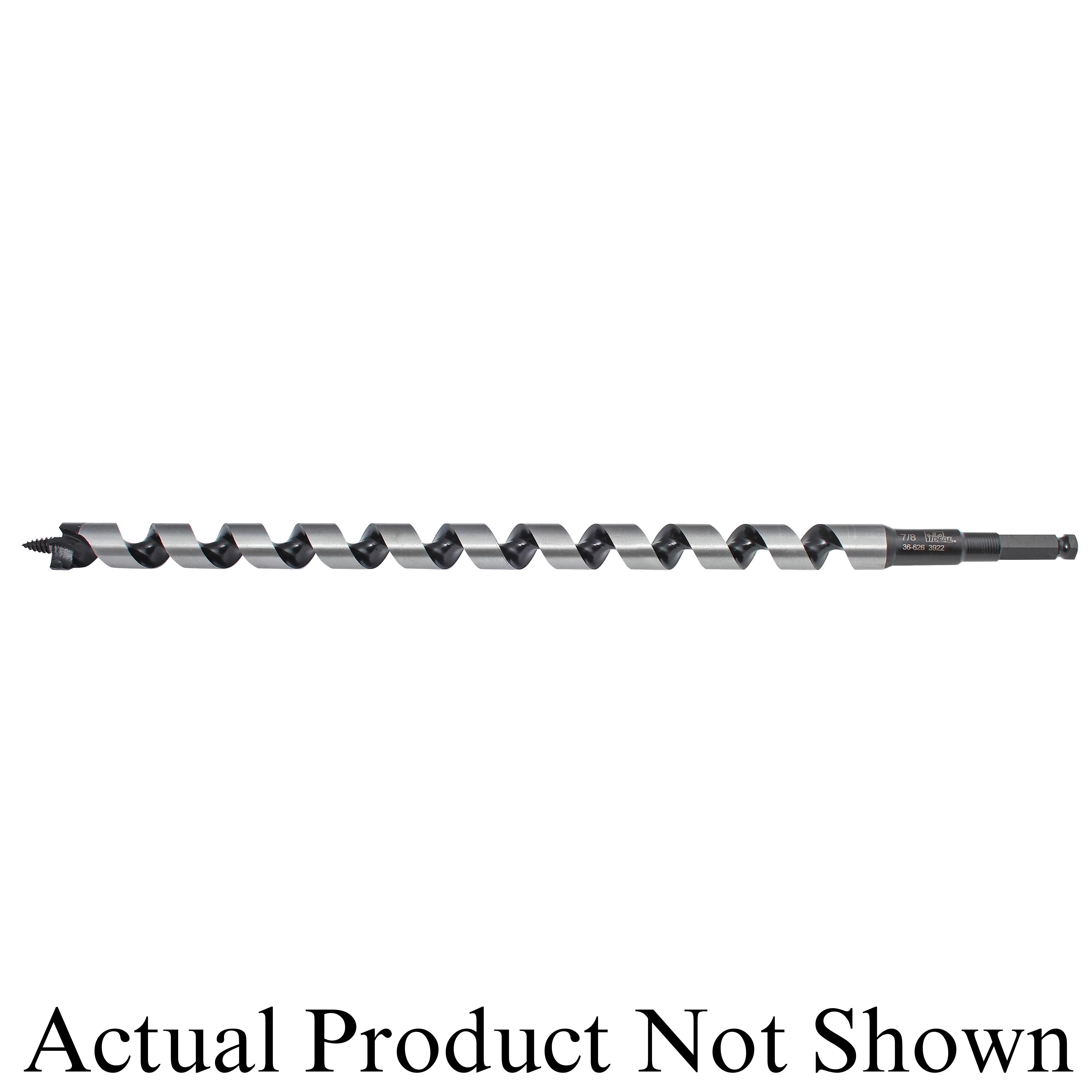 IDEAL® 36-624 Ship Auger Bit, 3/4 in Dia, 18 in OAL, Helical Flute