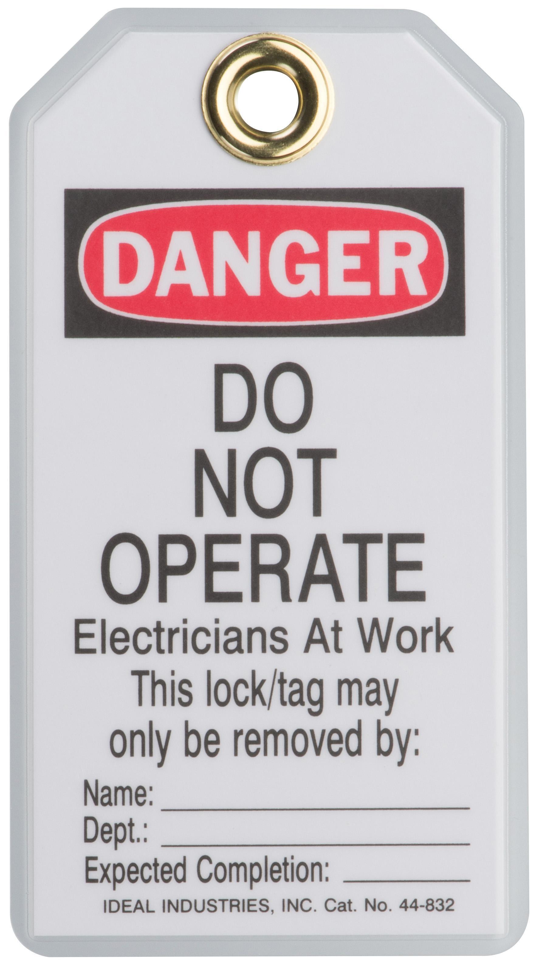 IDEAL® 44-832 Safety & Facility Tags