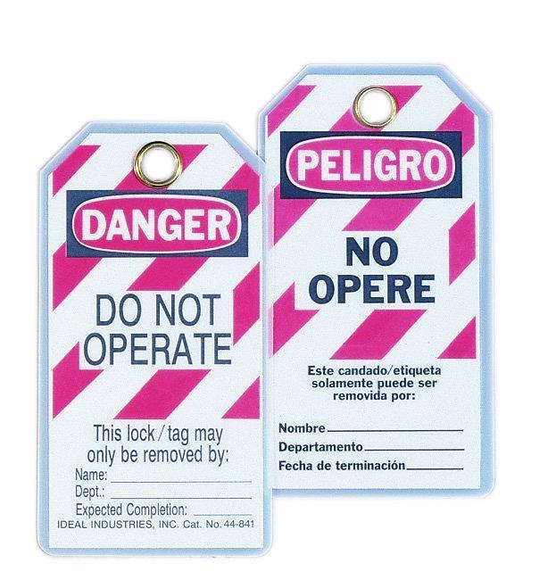 IDEAL® 44-841 Safety & Facility Tags