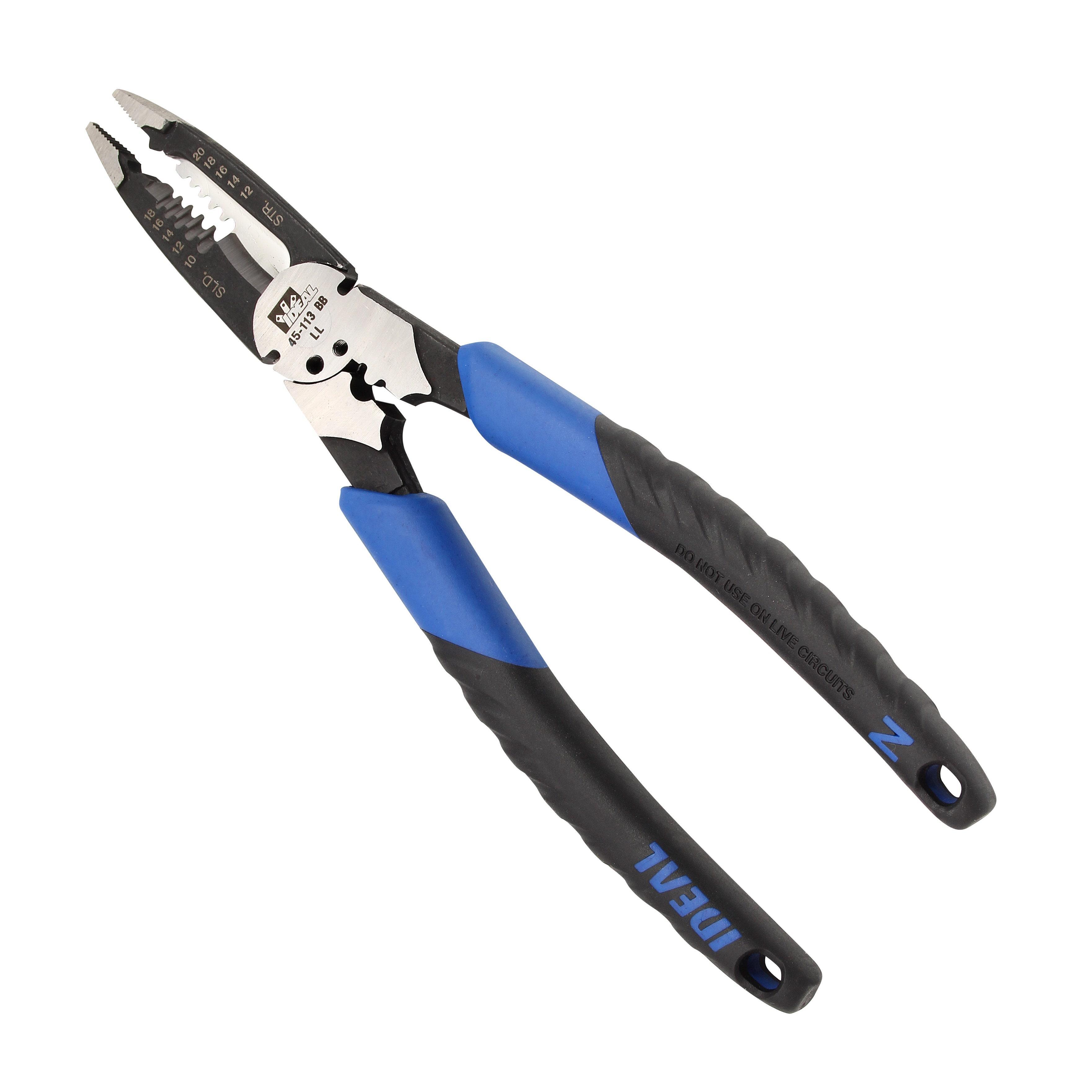 IDEAL® 45-113 Heavy Duty Wire Stripper, 10 to 18 AWG Solid, 12 to 20 AWG Stranded Cable/Wire