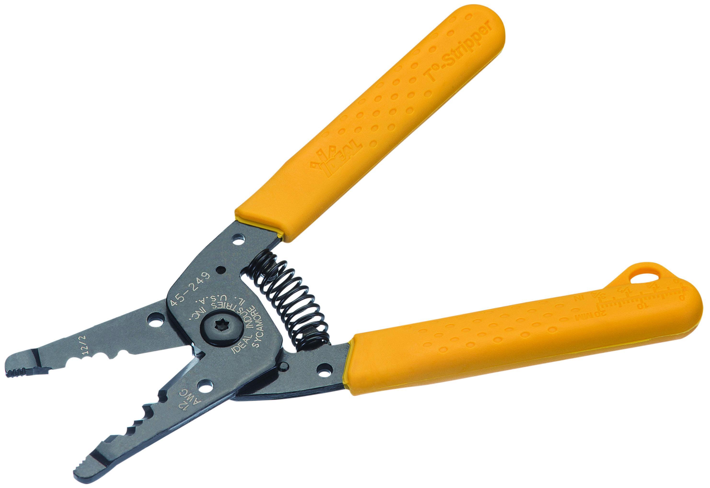 IDEAL® T®-Stripper 45-249 Dual Hole Wire Stripper, 12/2 AWG Non-Metallic Sheathed Cable