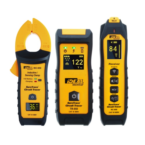 IDEAL® 61-950 Circuit Tracer, Black Yellow