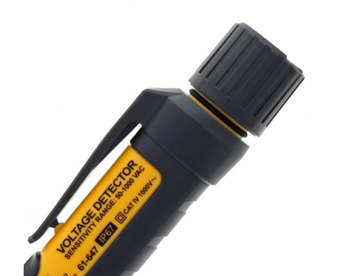 IDEAL® 61-647 Non-Contact Voltage Tester With Flashlight, Battery, 50 to 1000 V AC Max Working