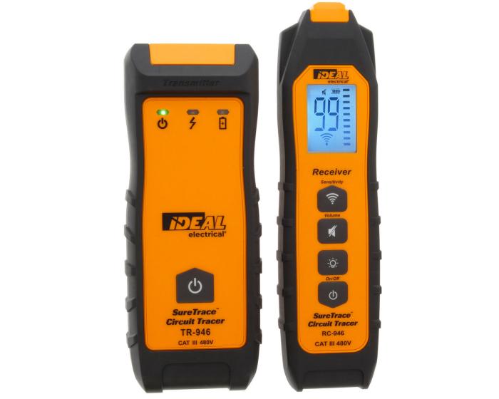 IDEAL® 61-946 Open/Closed Circuit Tracer, 0 to 480 V AC/DC Measuring, Power Source: AA Battery, Backlit Display