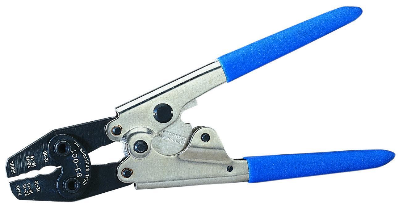 IDEAL® 83-001 4-Way Ratchet Crimp Tool, 22 to 10 AWG Cable/Wire