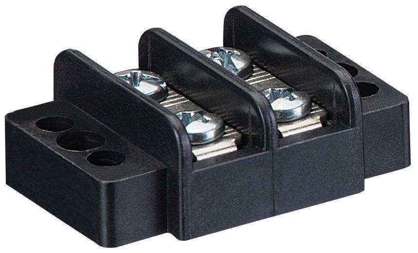 IDEAL® 89-408 Double Row Terminal Strip, 250 V AC, 20 A, 22 to 12 AWG Wire