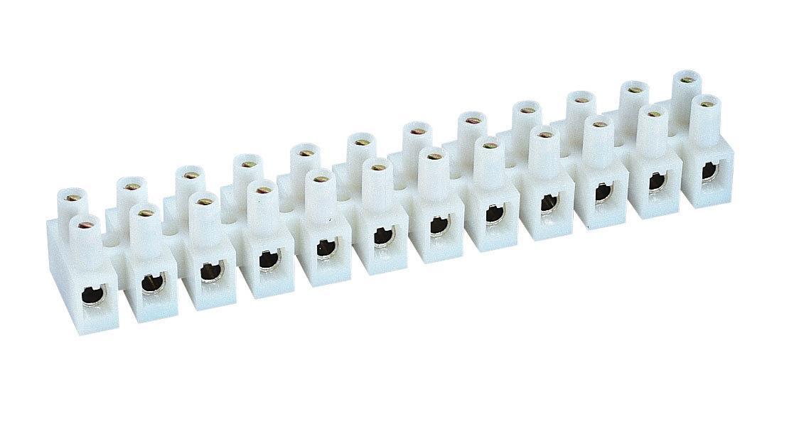 IDEAL® 89-610 Barrier Strip, 300/400 V AC, 20/30 A, 22 to 10 AWG, 22 to 18 AWG Wire