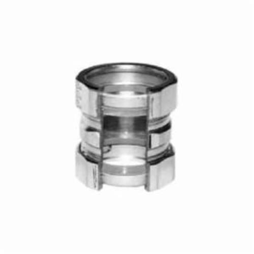 AMERICAN FITTINGS EC761USRT Compression Coupling, 3/4 in, For Use With EMT Conduit, Steel, Zinc Plated