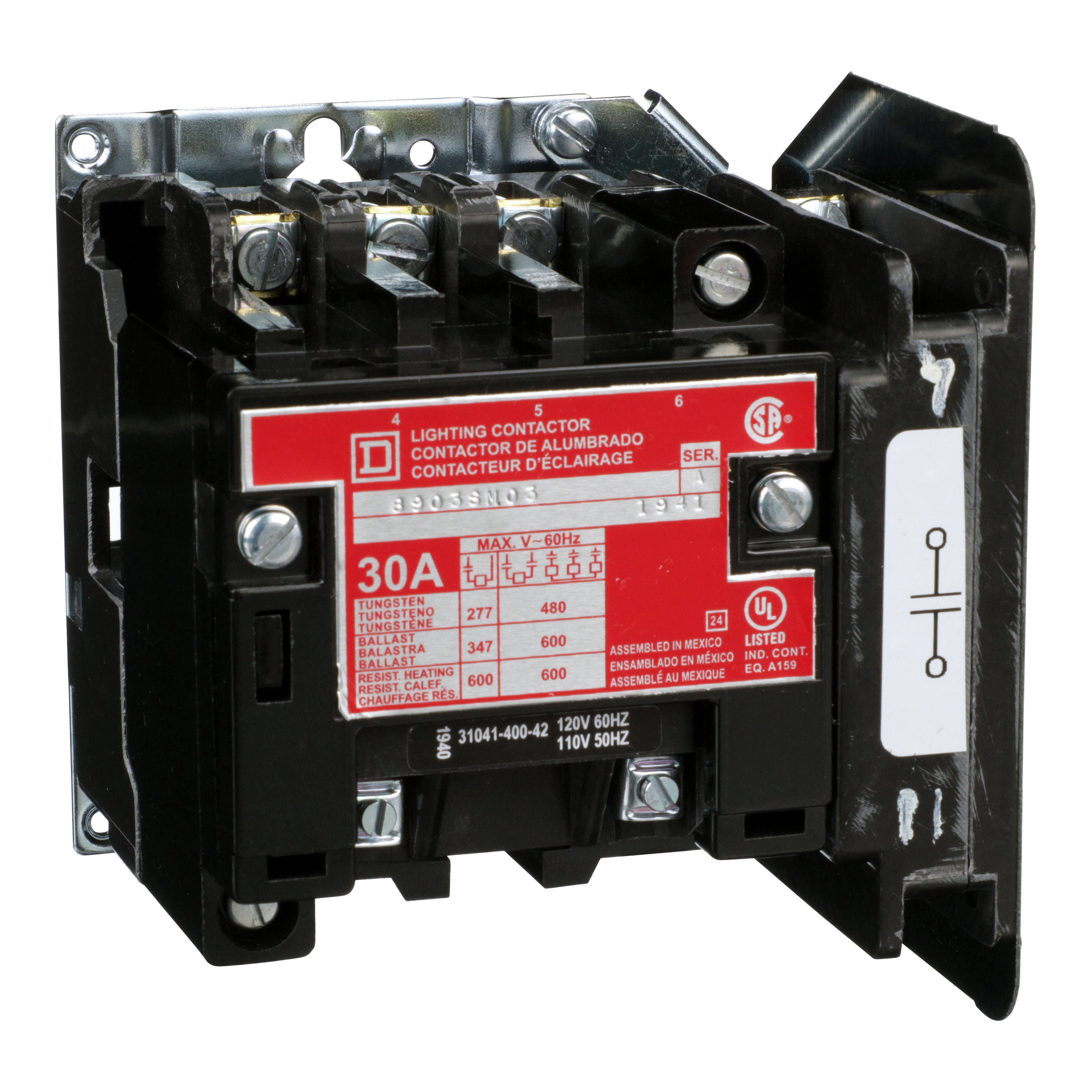 Square D™ 8903SMO3V02 Lighting Contactors