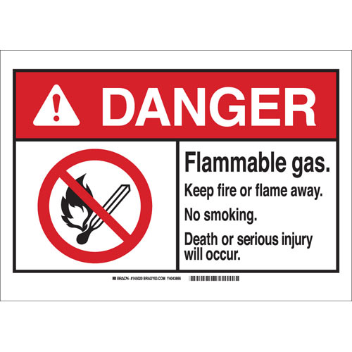 Brady® 145022 Chemical & Hazardous Material Signs