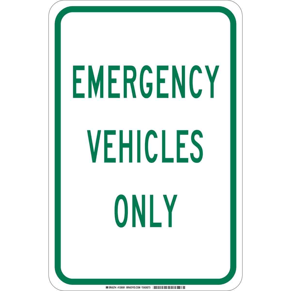 Brady® 129580 Parking & Traffic Signs